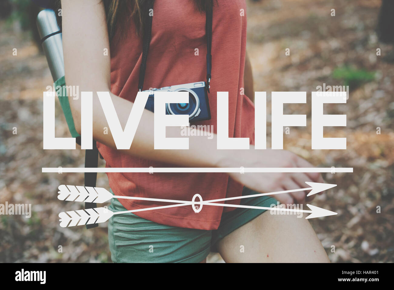 Live Your Life YOLO You Only LIve Once Concept Stock Photo