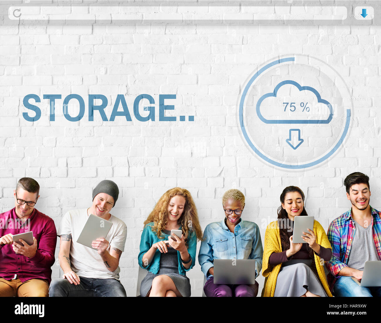 Storage The Cloud Storage Data Concept Stock Photo Alamy