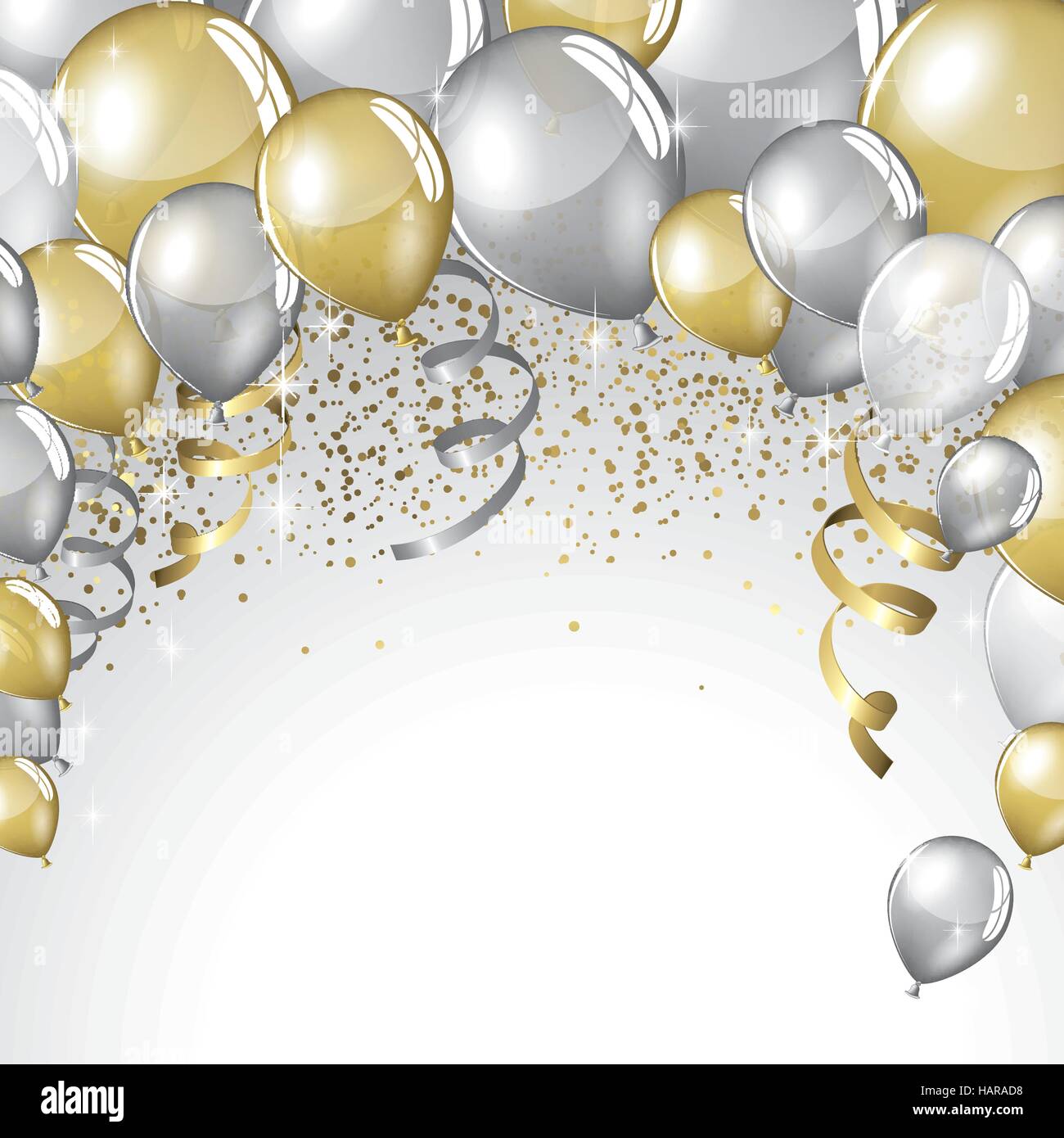Rose Gold Balloons Background