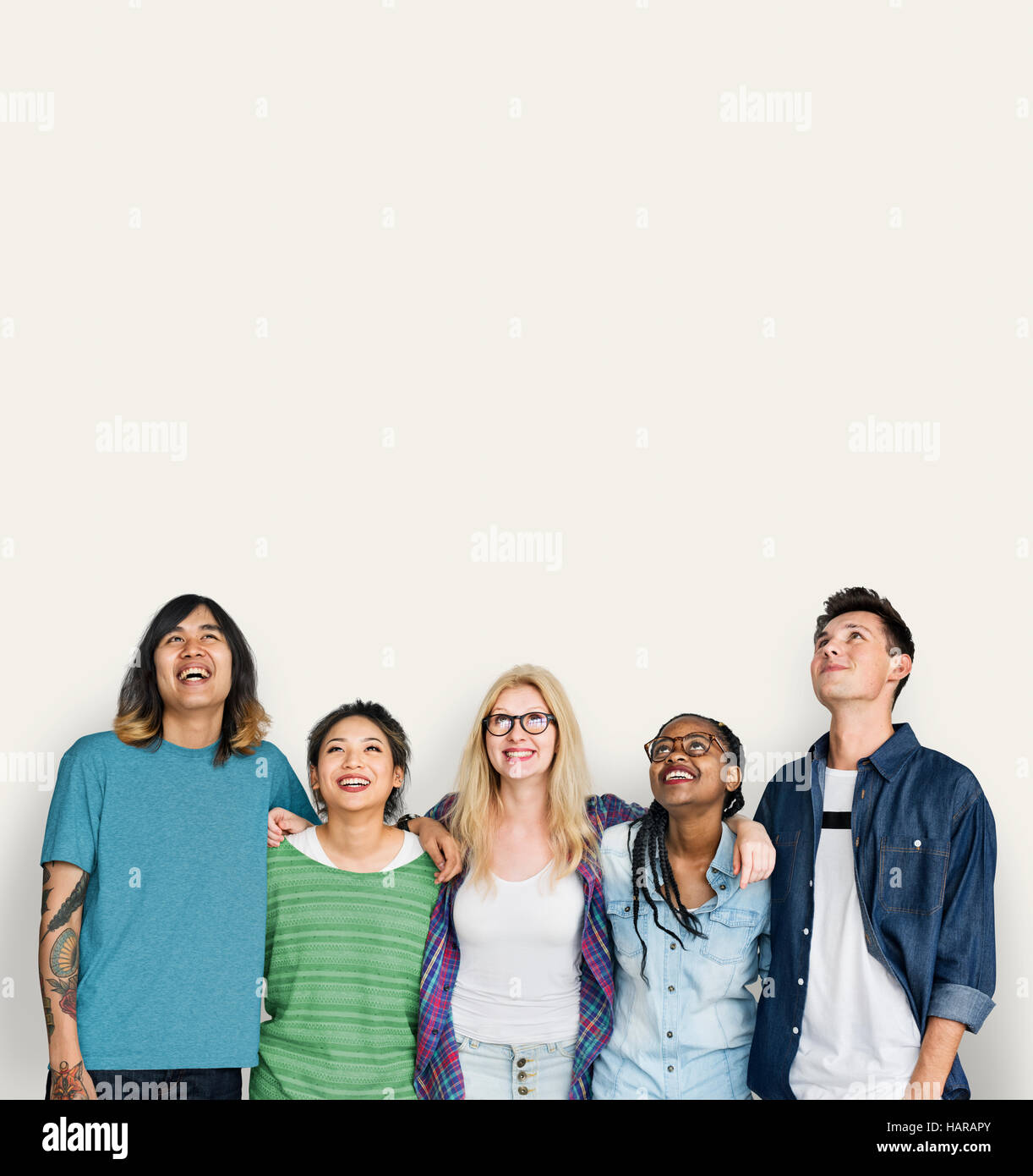 Diversity Students Friends Happiness Concept Stock Photo - Alamy