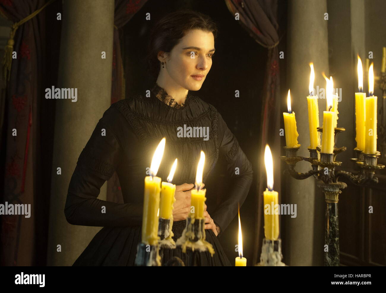 RELEASE DATE: May 5, 2017 TITLE: My Cousin Rachel STUDIO: Fox Searchlight Pictures DIRECTOR: Roger Michell PLOT: A young Englishman plots revenge against his mysterious, beautiful cousin, believing that she murdered his guardian. But his feelings become complicated as he finds himself falling under the beguiling spell of her charms STARRING: Rachel Weisz as Rachel Ashley (Credit: c Fox Searchlight Pictures/Entertainment Pictures/) Stock Photo