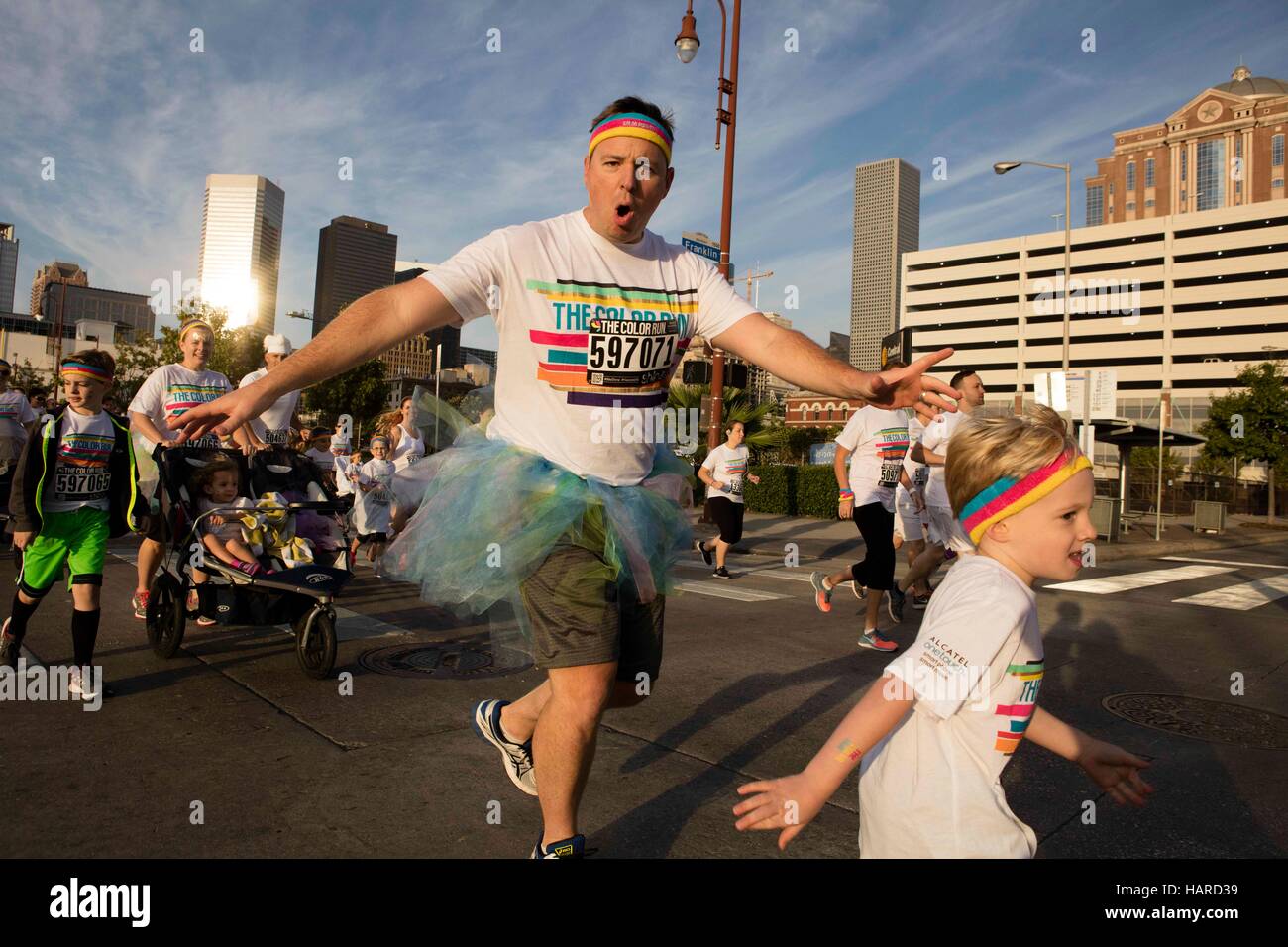 Houston Color Run Stock Photo - Alamy