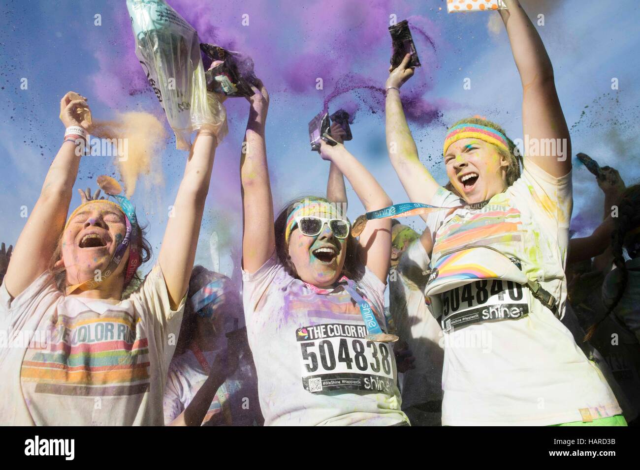Houston Color Run Stock Photo - Alamy