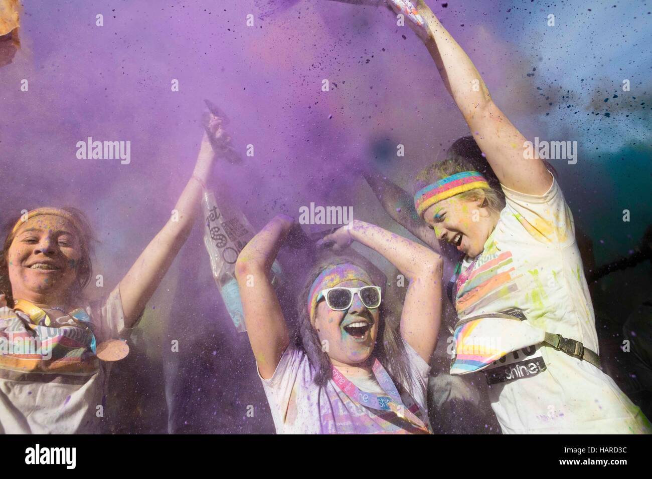 Houston Color Run Stock Photo - Alamy