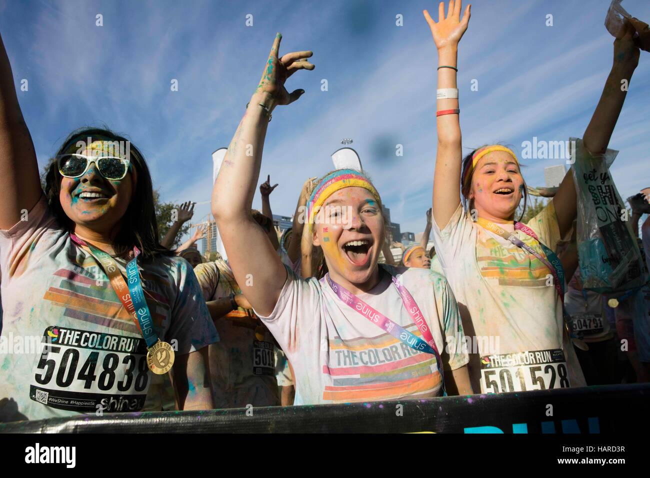 Houston Color Run Stock Photo - Alamy