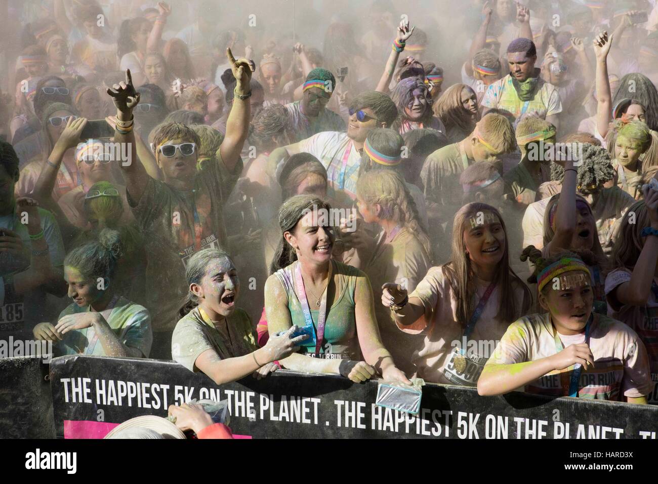 Houston Color Run Stock Photo - Alamy