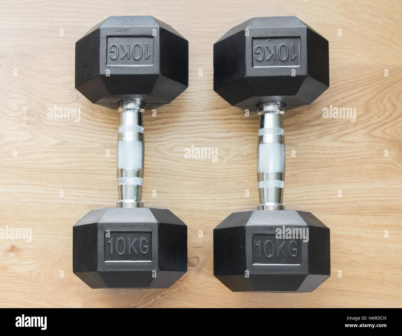 10 kg dumbbells Stock Photo Alamy