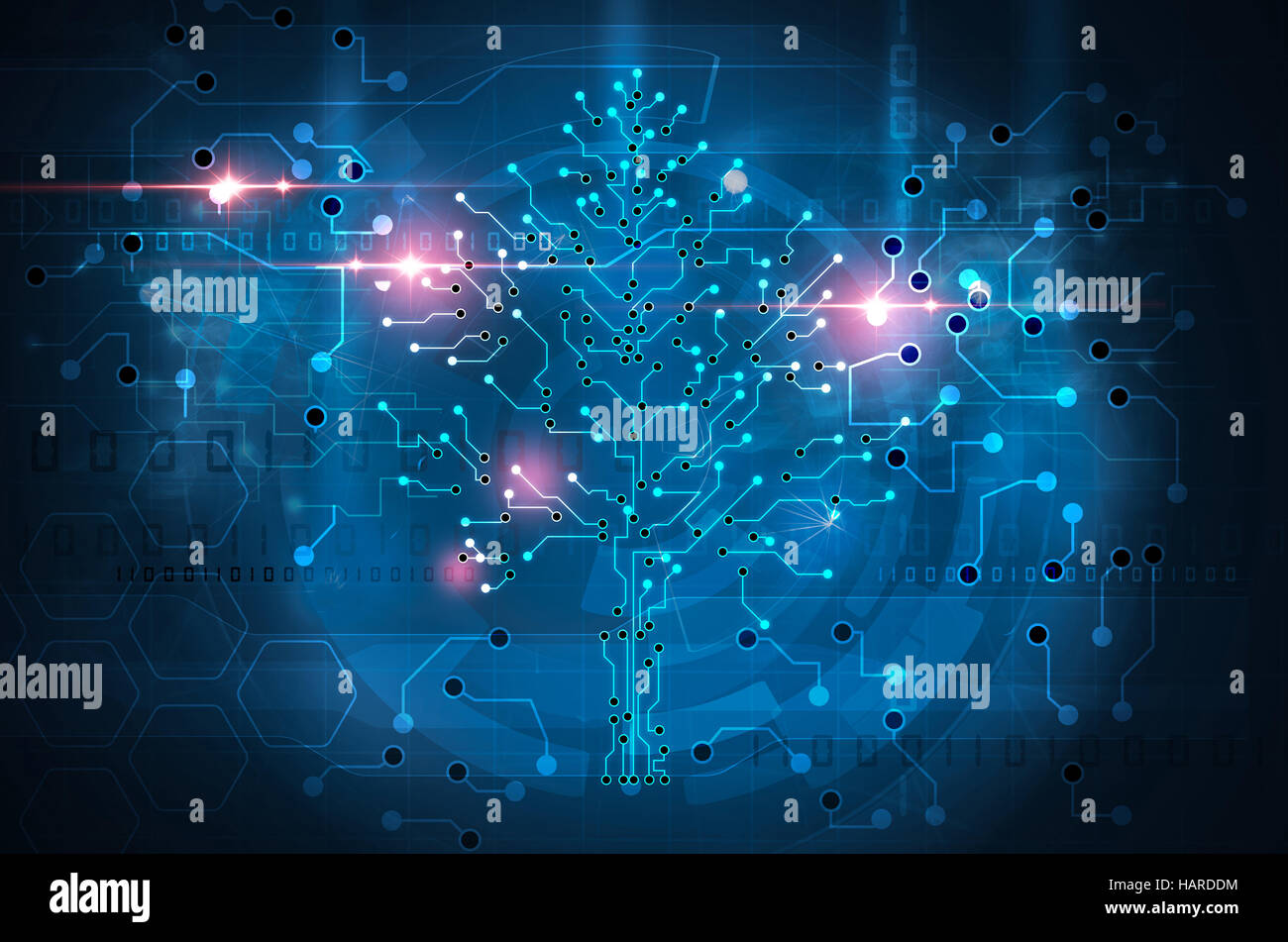 circuit board tree Stock Photo - Alamy