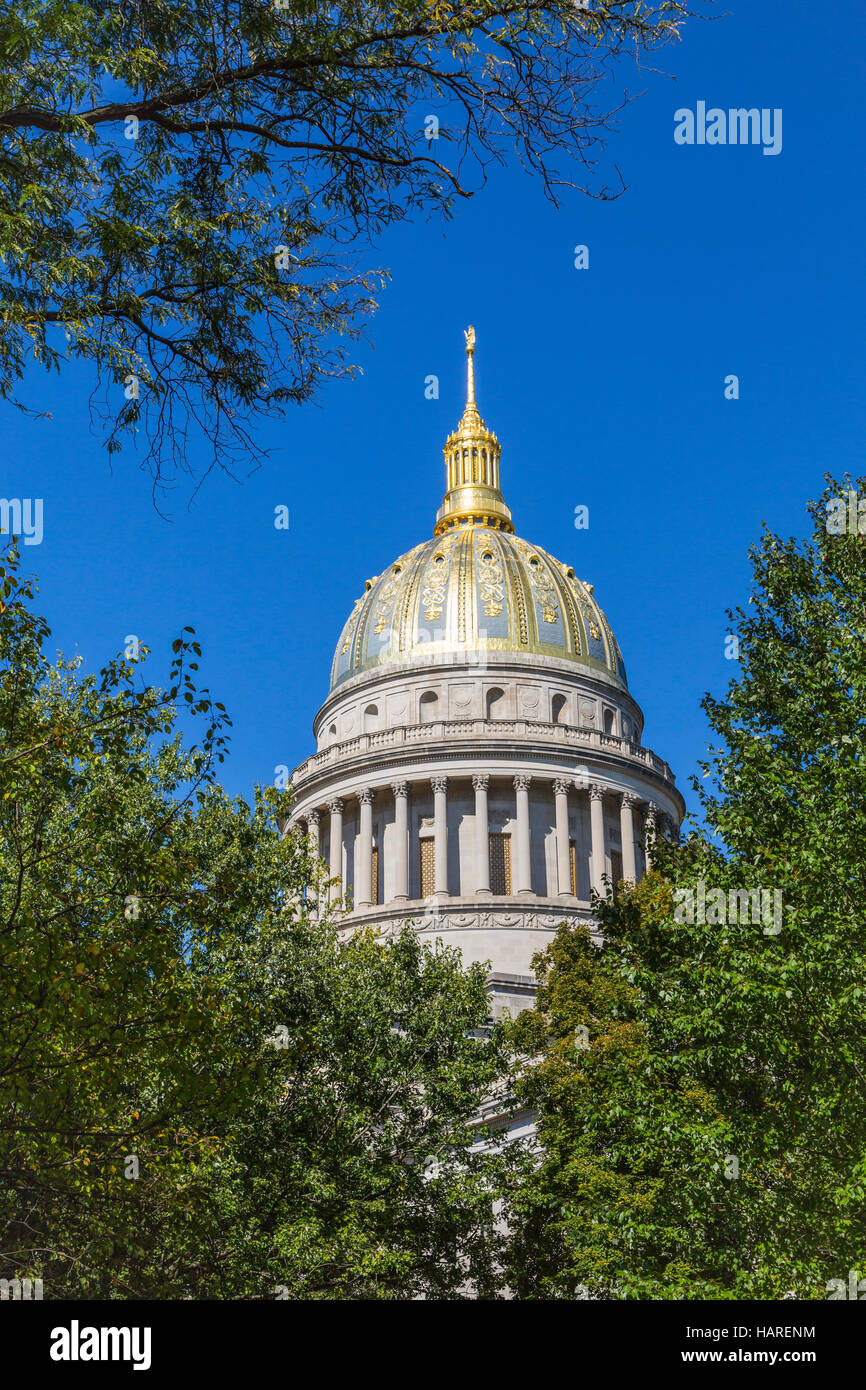 The State Capitol building in Charleston, West Virginia, USA. Stock Photo