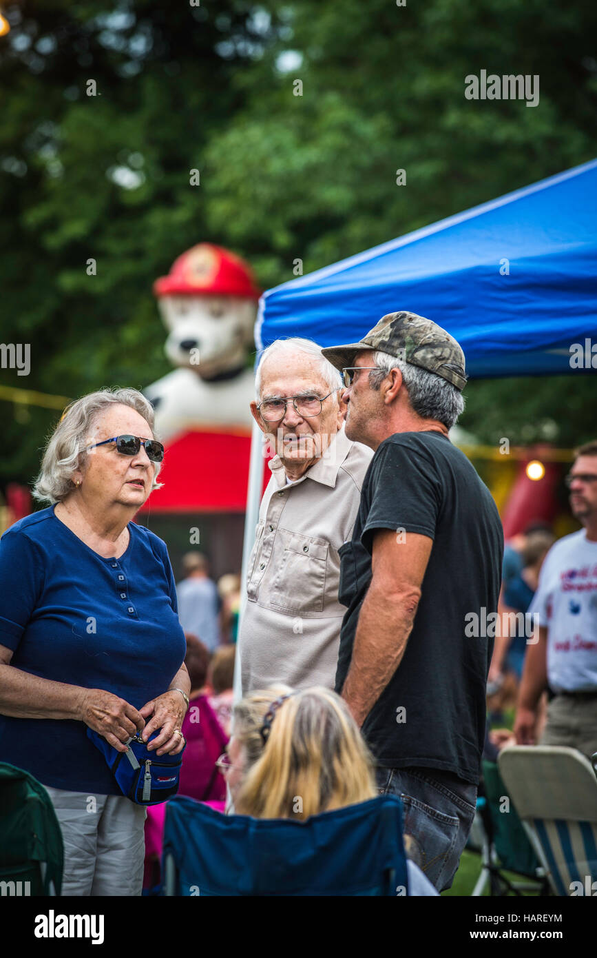 Washington boro tomato festival Stock Photo Alamy