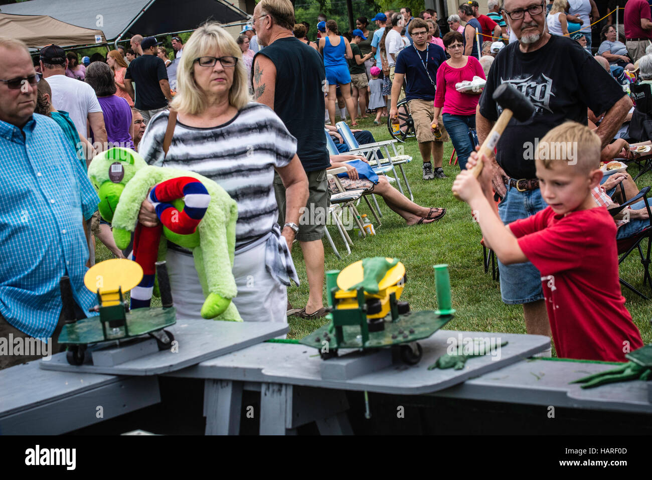 Washington boro tomato festival Stock Photo Alamy