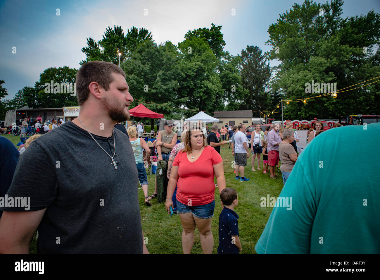 Washington boro tomato festival Stock Photo Alamy
