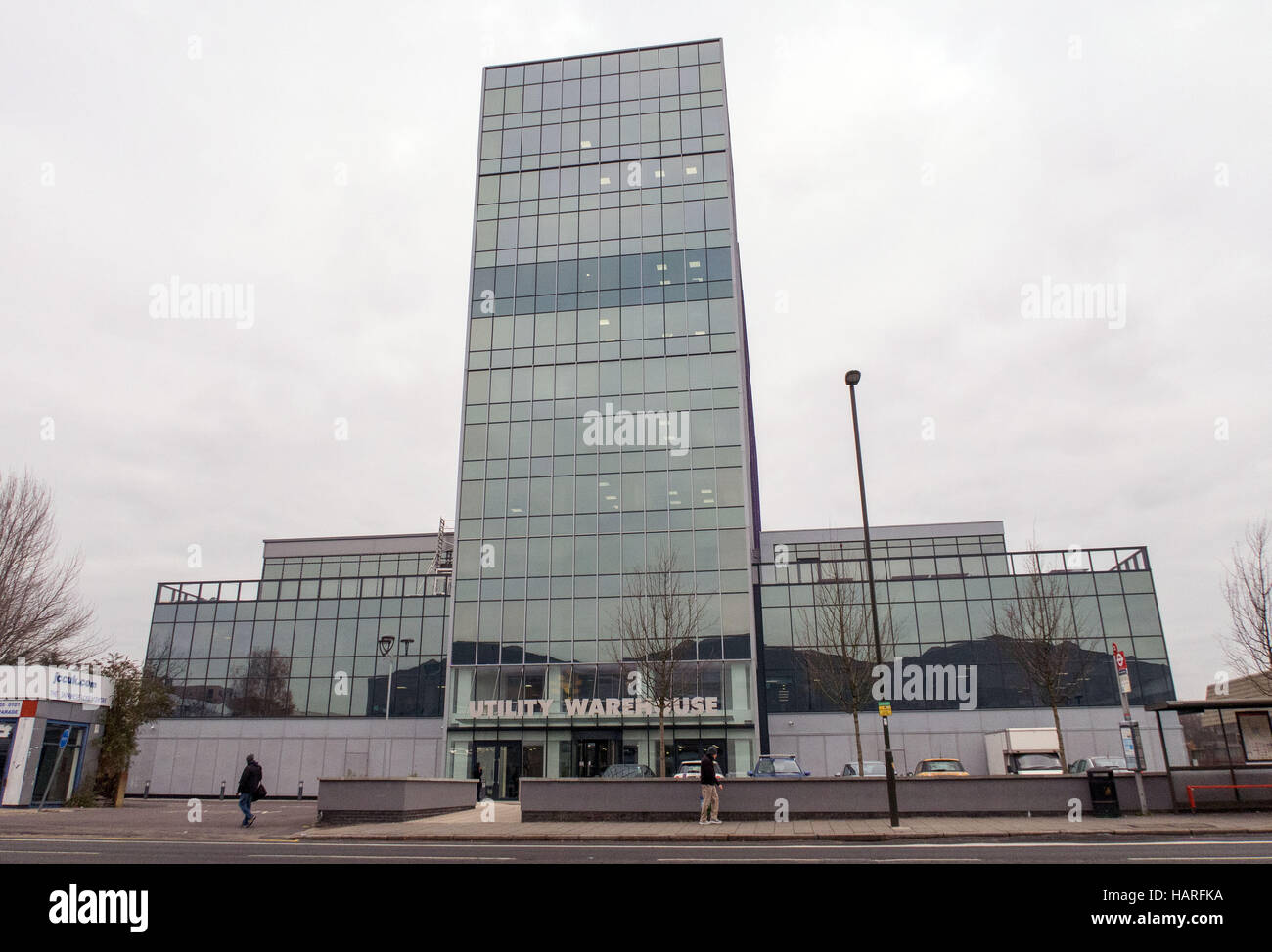 General View GV of Utility Warehouse Head Office, 508 Edgware Road, The