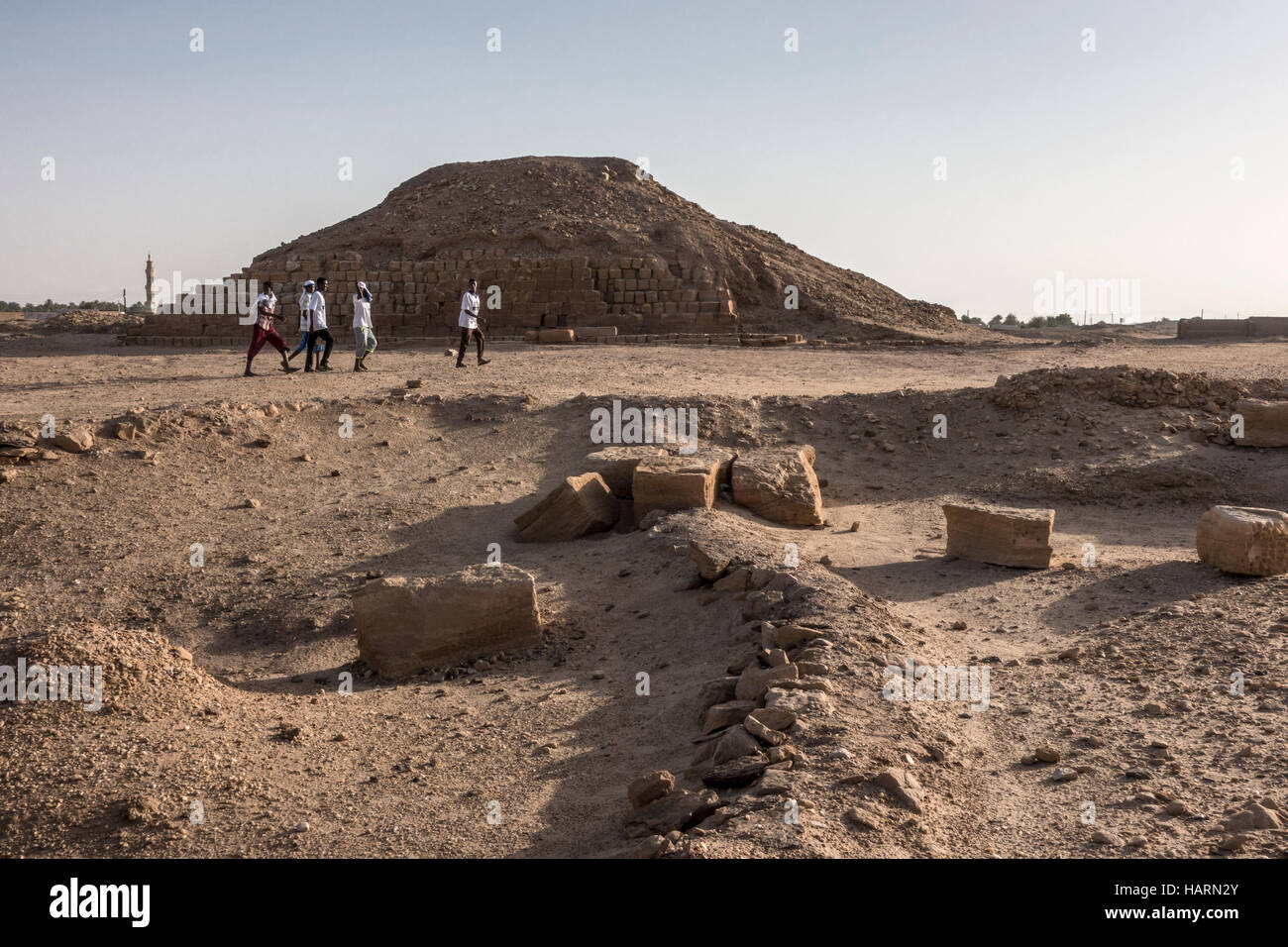El Kurra, Necropolis of ancient capital of Napata, Sudan, Africa Stock ...