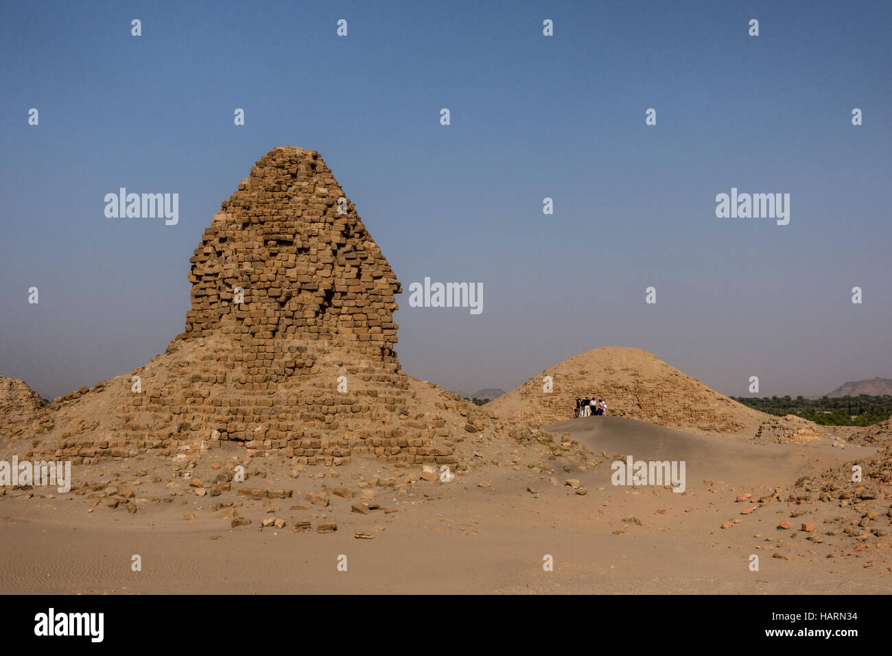 El Kurra, Necropolis of ancient capital of Napata, Sudan, Africa Stock ...