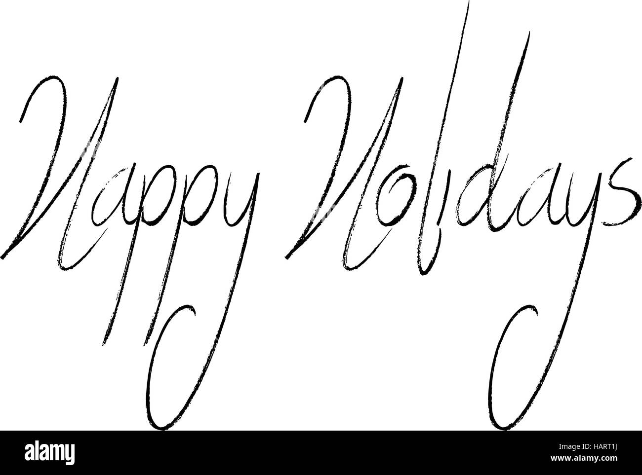 Happy holidays sign Stock Vector Image &amp; Art - Alamy