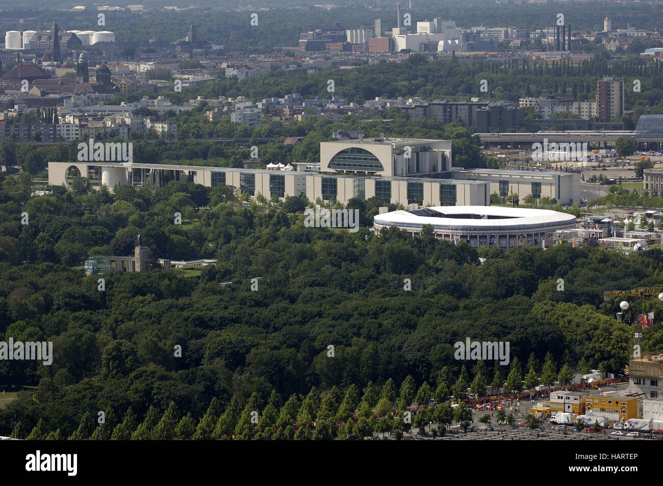 Kanzleramt in Berlin Stock Photo