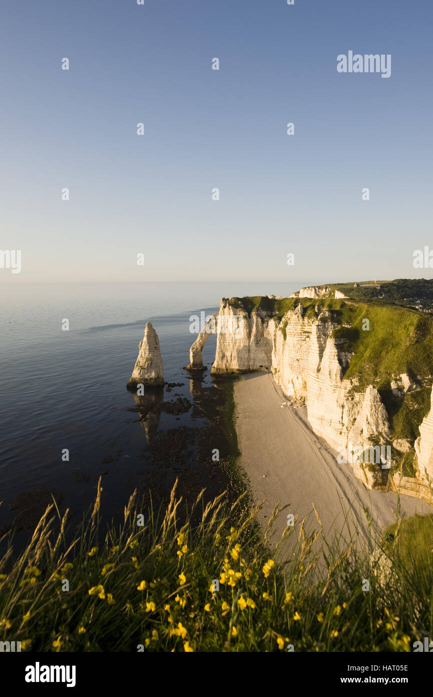 Falaise De Amont, Etretat Stock Photo Alamy