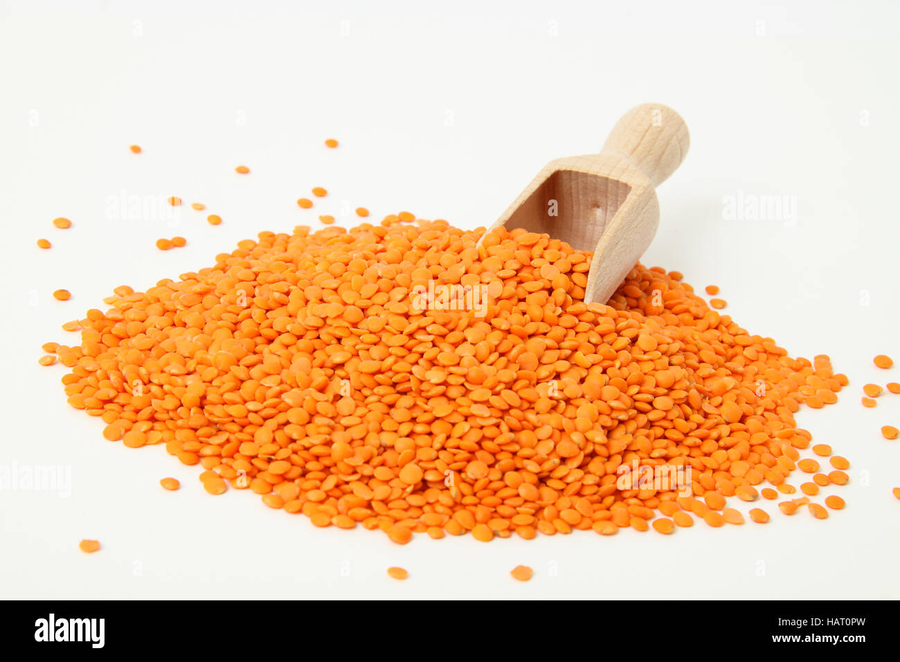 red lentils Stock Photo