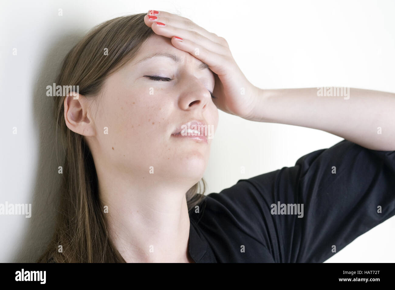 Depressed woman Stock Photo