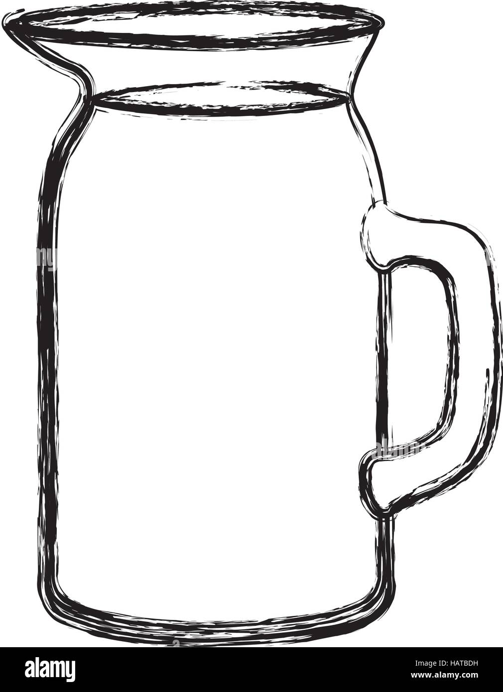 Empty glass pitcher Stock Vector Images - Alamy