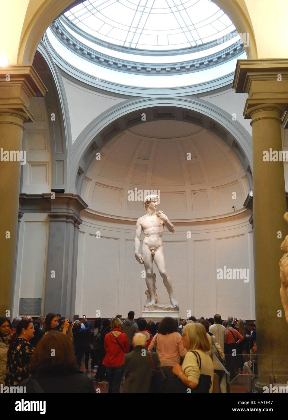 The famous original Statue of David from Michelangelo (1501 1504 in
