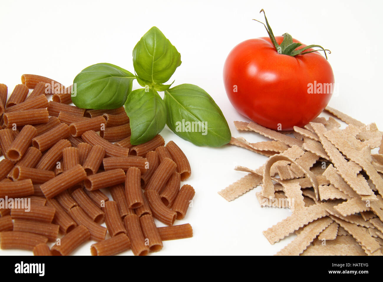 Whole grain pasta Stock Photo Alamy