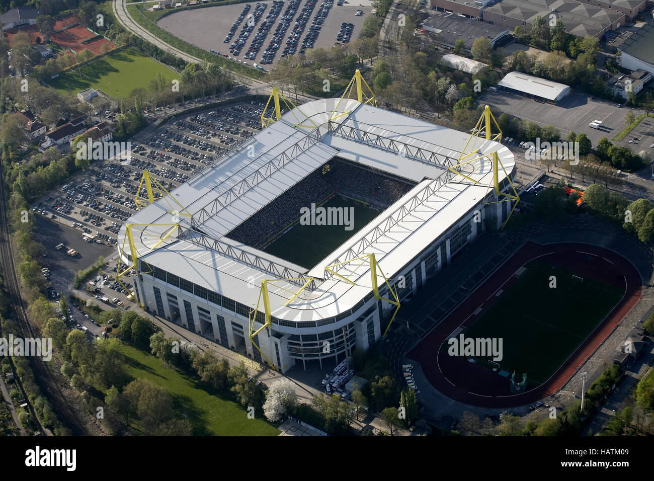 Football Stadium Borussia Dortmund Stock Photo