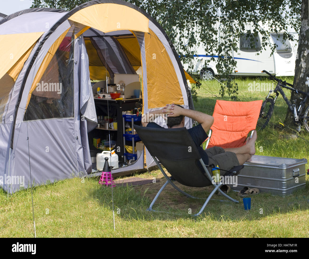 camping Stock Photo