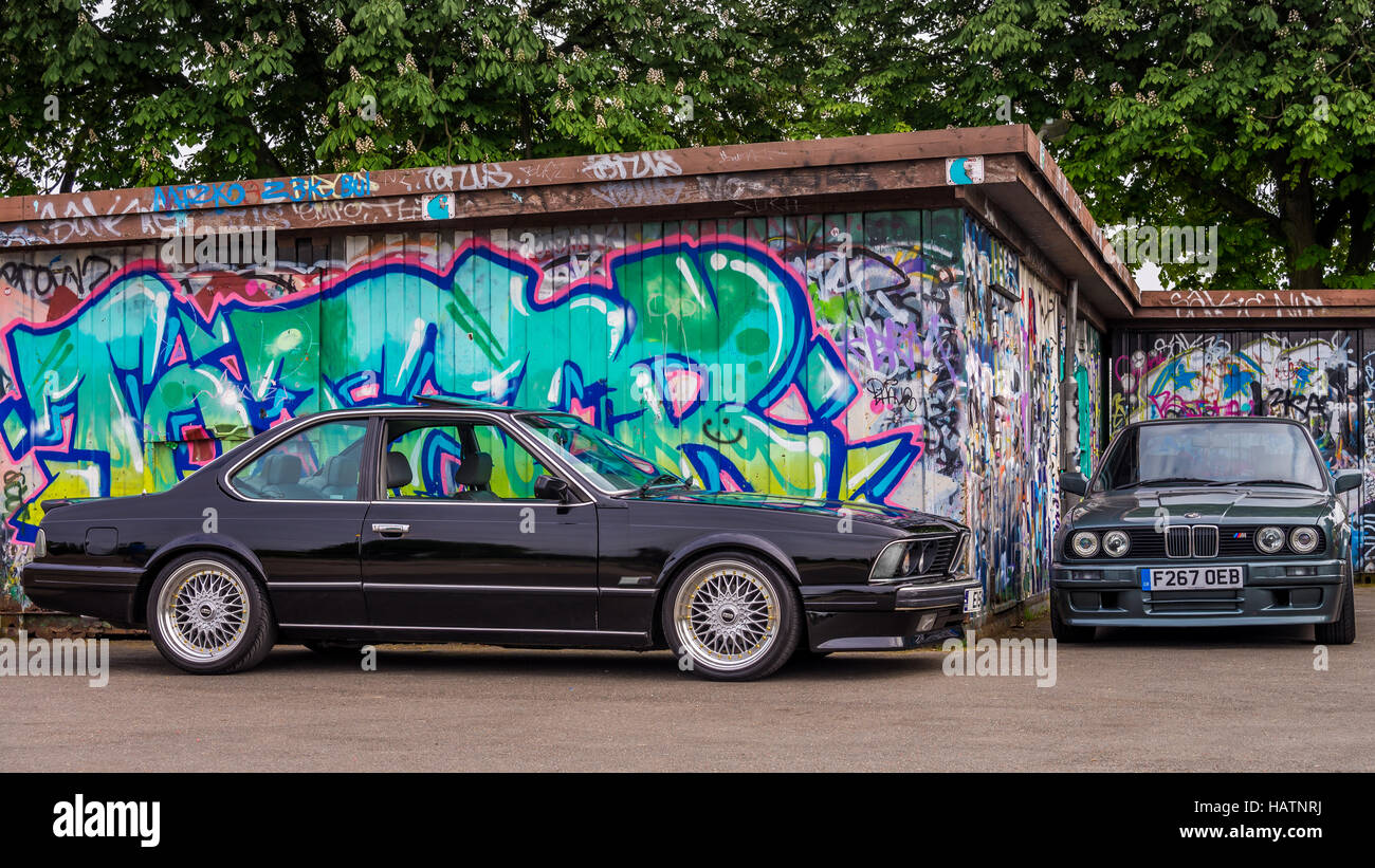 BMW 6 Series E24 & 3 Series E30 Stock Photo