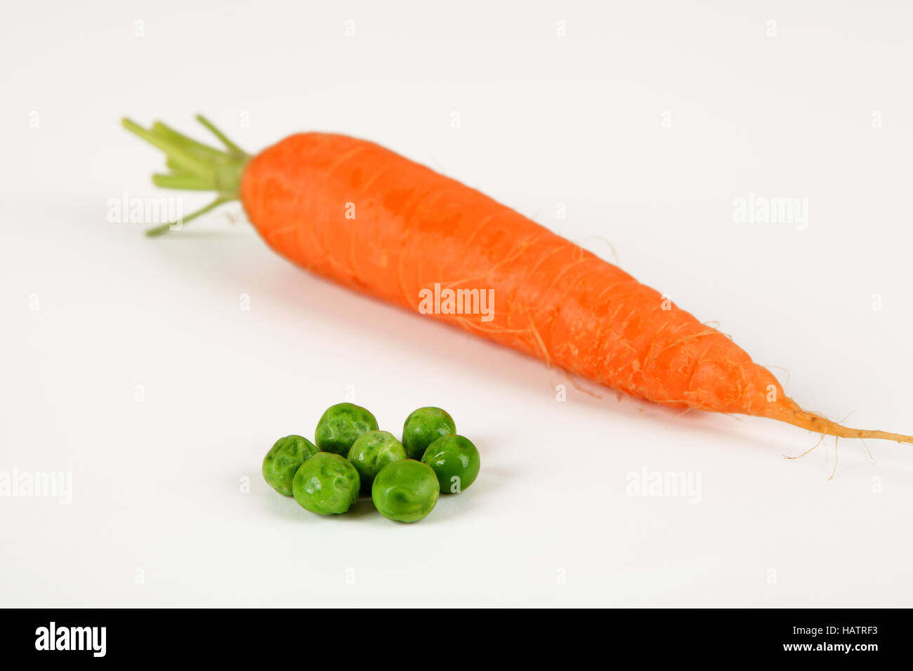 carrot and peas Stock Photo Alamy