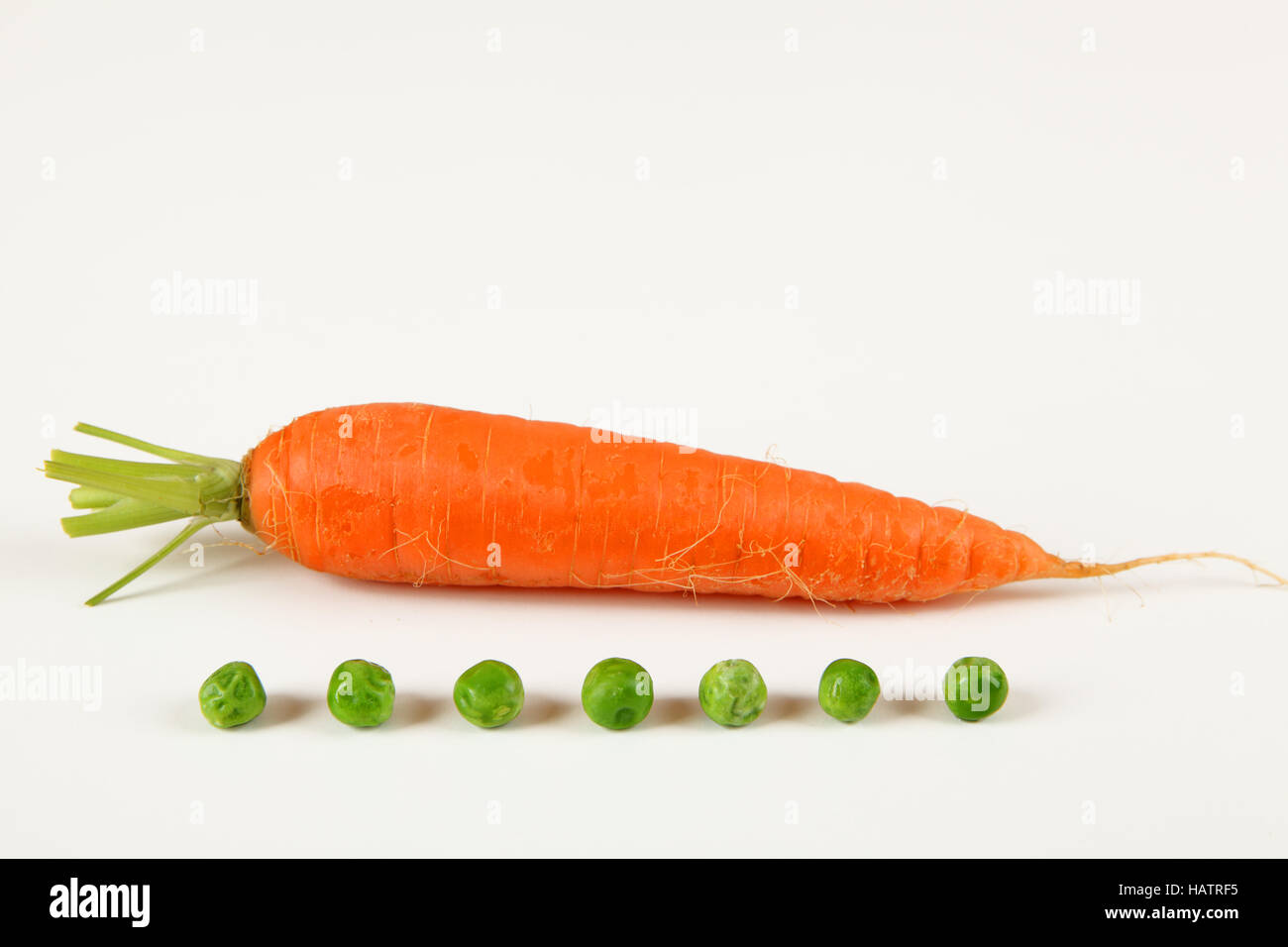 carrot and peas Stock Photo Alamy