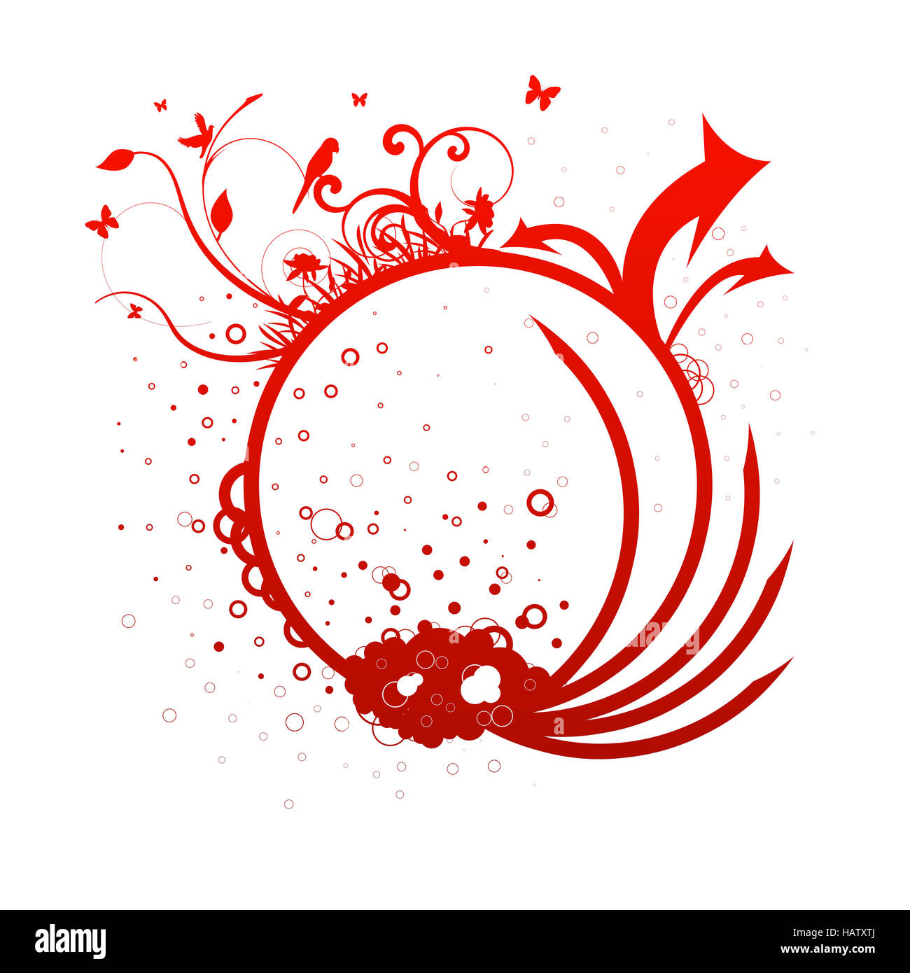 decorative design red Stock Photo Alamy