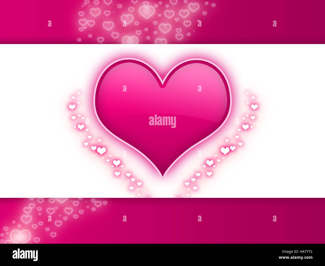 valentinstag rosa Stock Photo