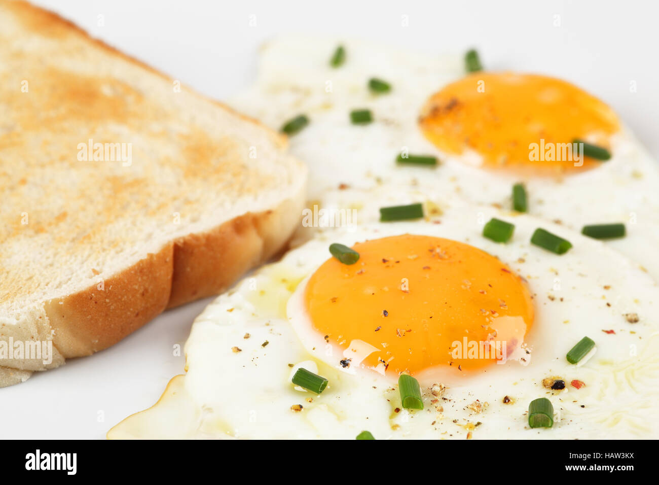 fried egg and bread Stock Photo Alamy