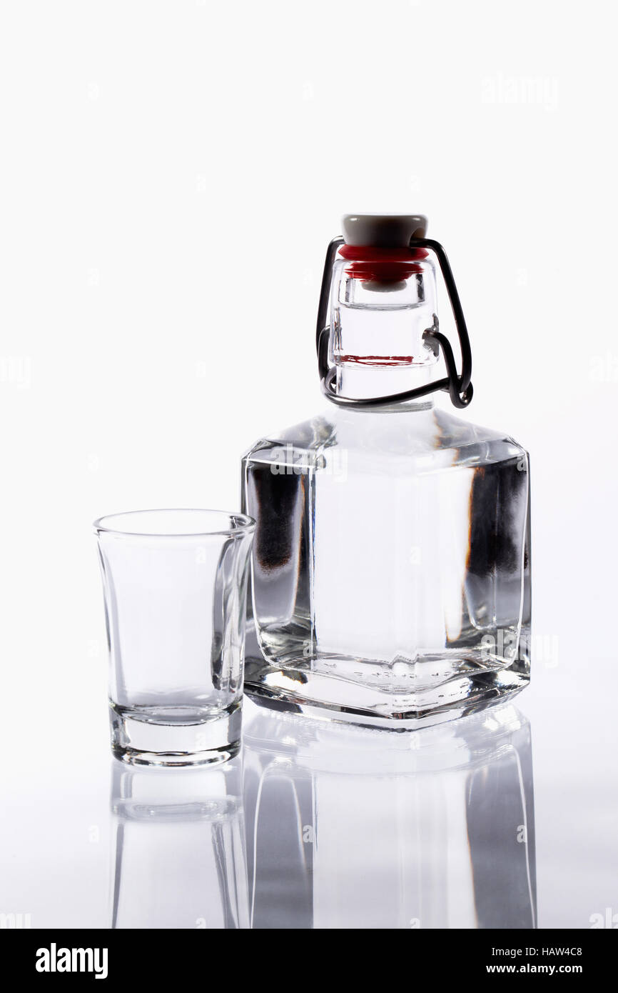 Bottle isolated on a white background Stock Photo - Alamy