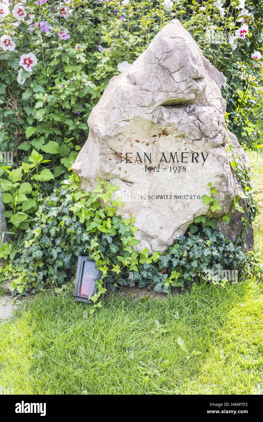 gravesite of writer jean amery Stock Photo