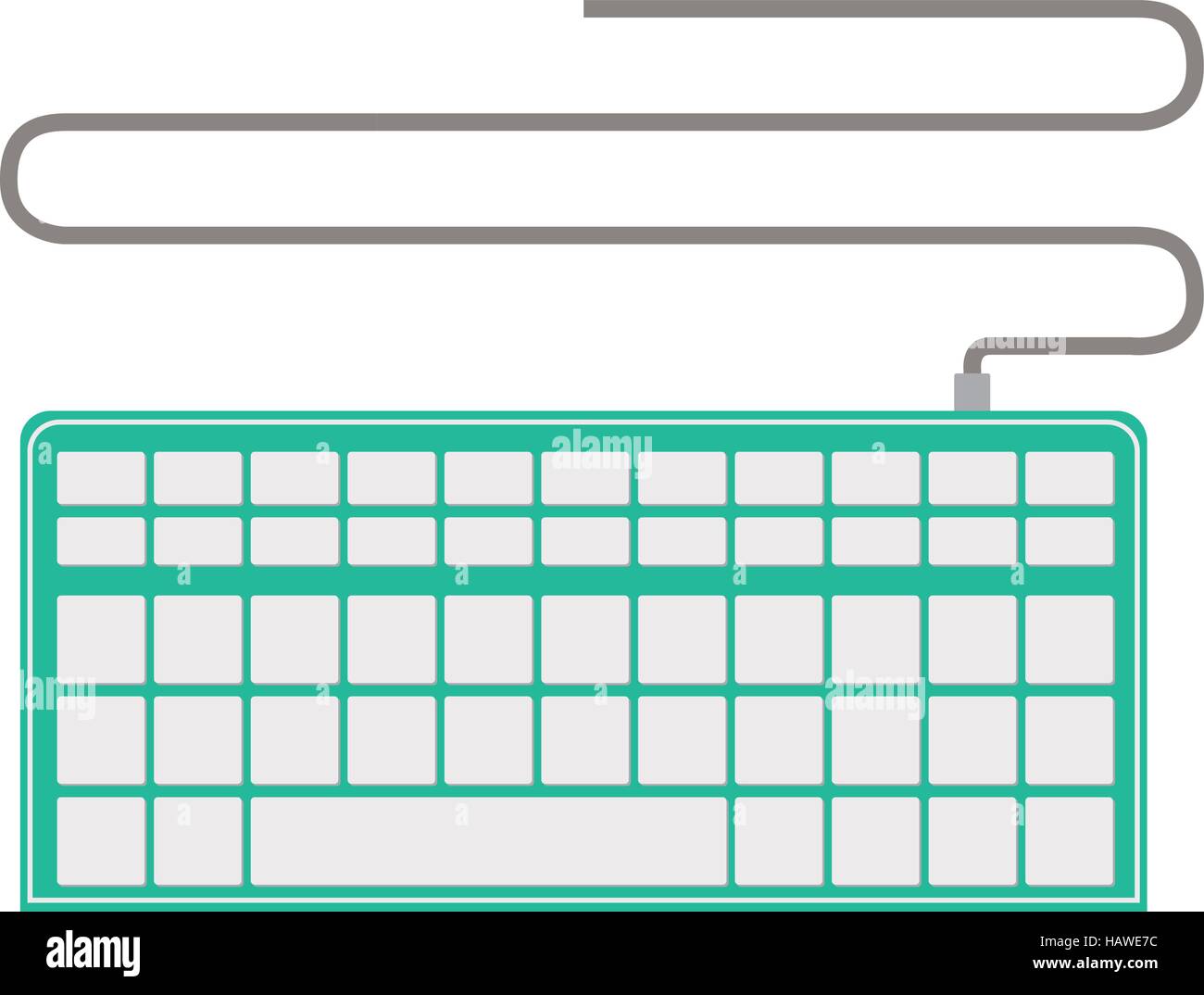 Keyboard icon. Device gadget technology and electronic theme. Isolated ...