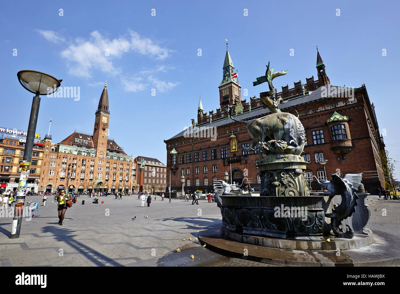 Copenhagen City Hall, Denmark Stock Photo - Alamy