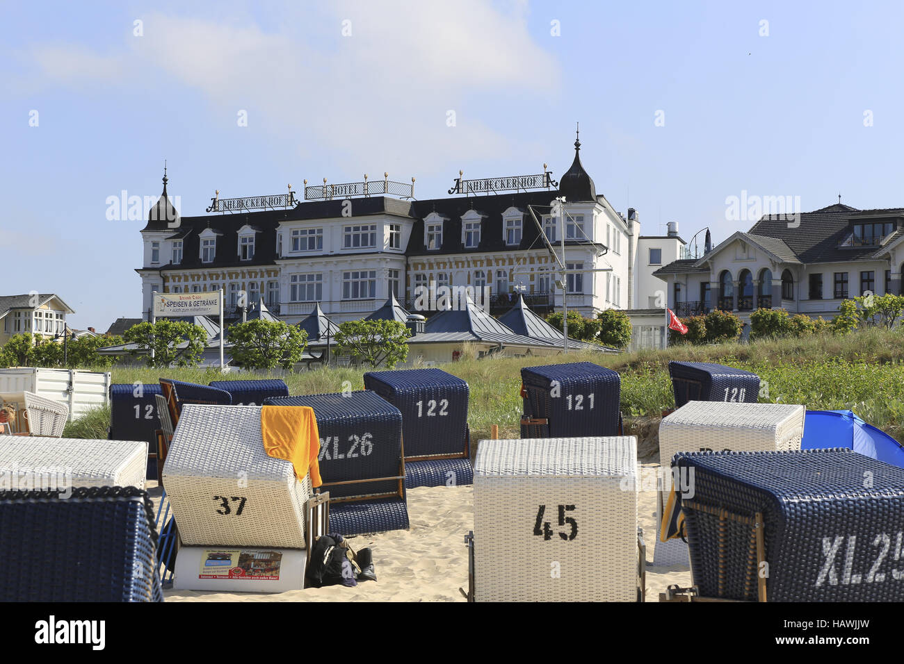 Ahlbeck, Usedom Is. Stock Photo