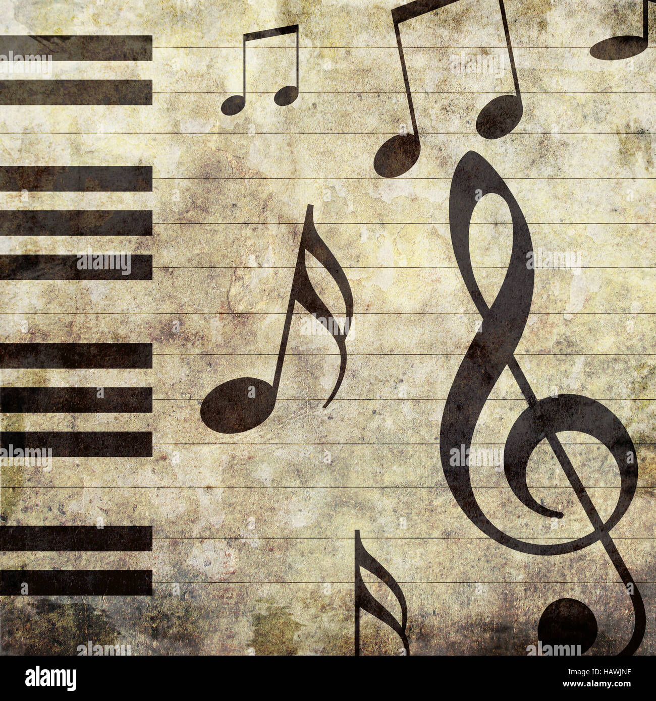 Piano music background Stock Photo - Alamy