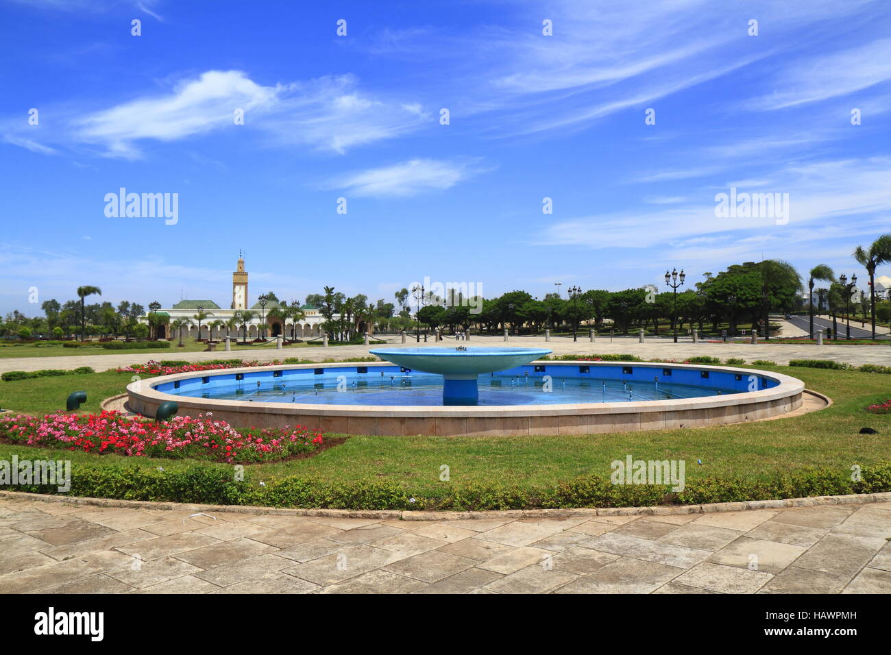 Fountain at Mosque Ahl Fas Stock Photo