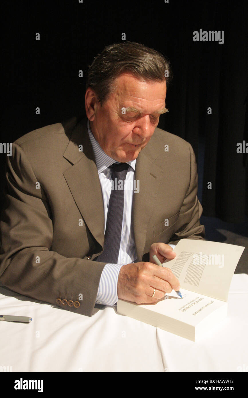 ex-chancellor Gerhard Schröder Stock Photo - Alamy
