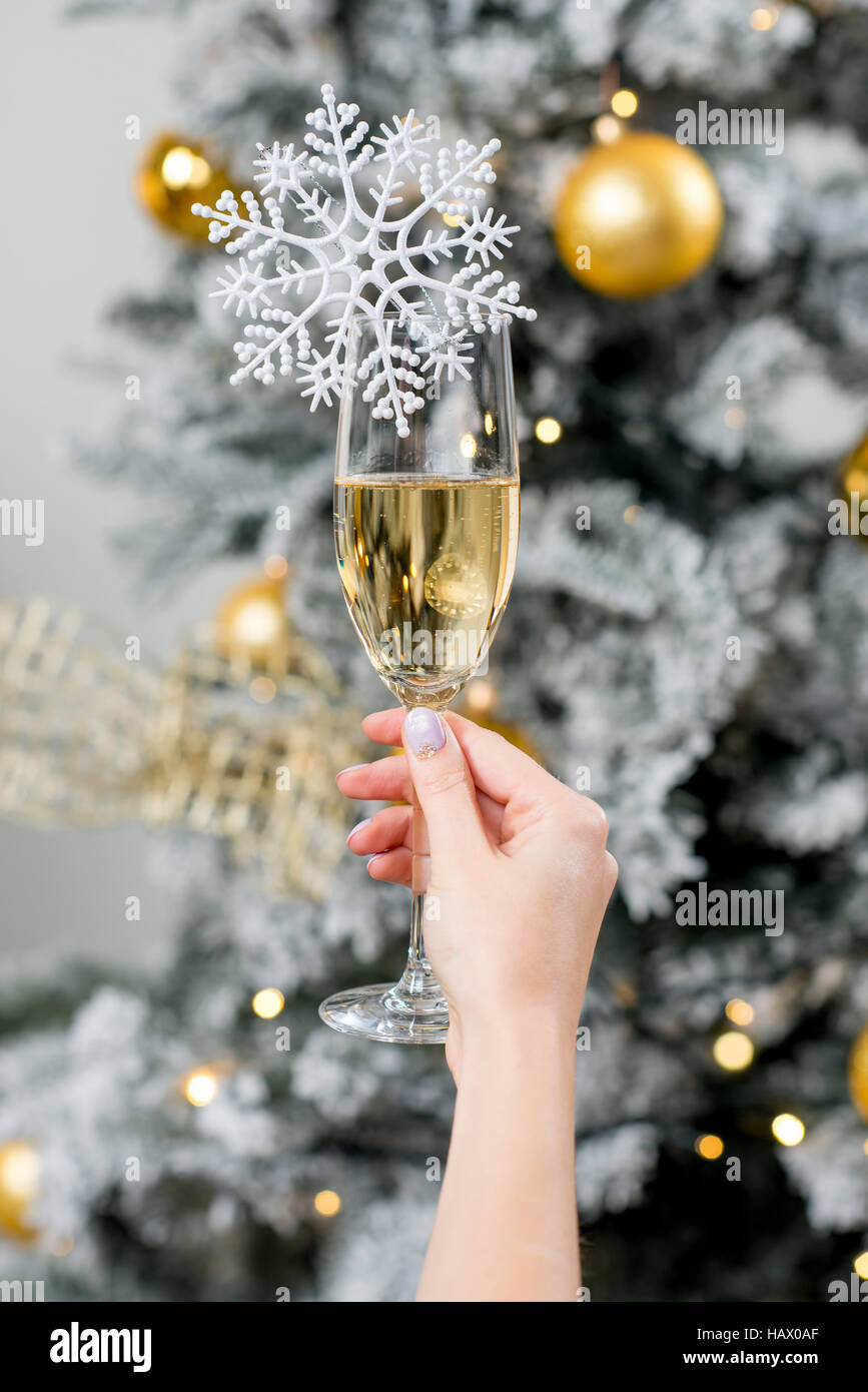 Celebrating a New Year Stock Photo