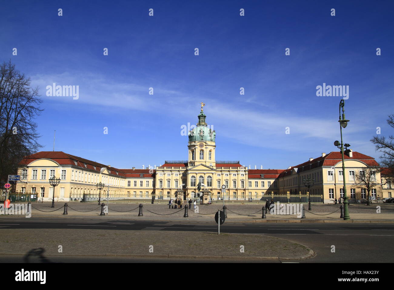 Das Schloss Charlottenburg Stock Photo