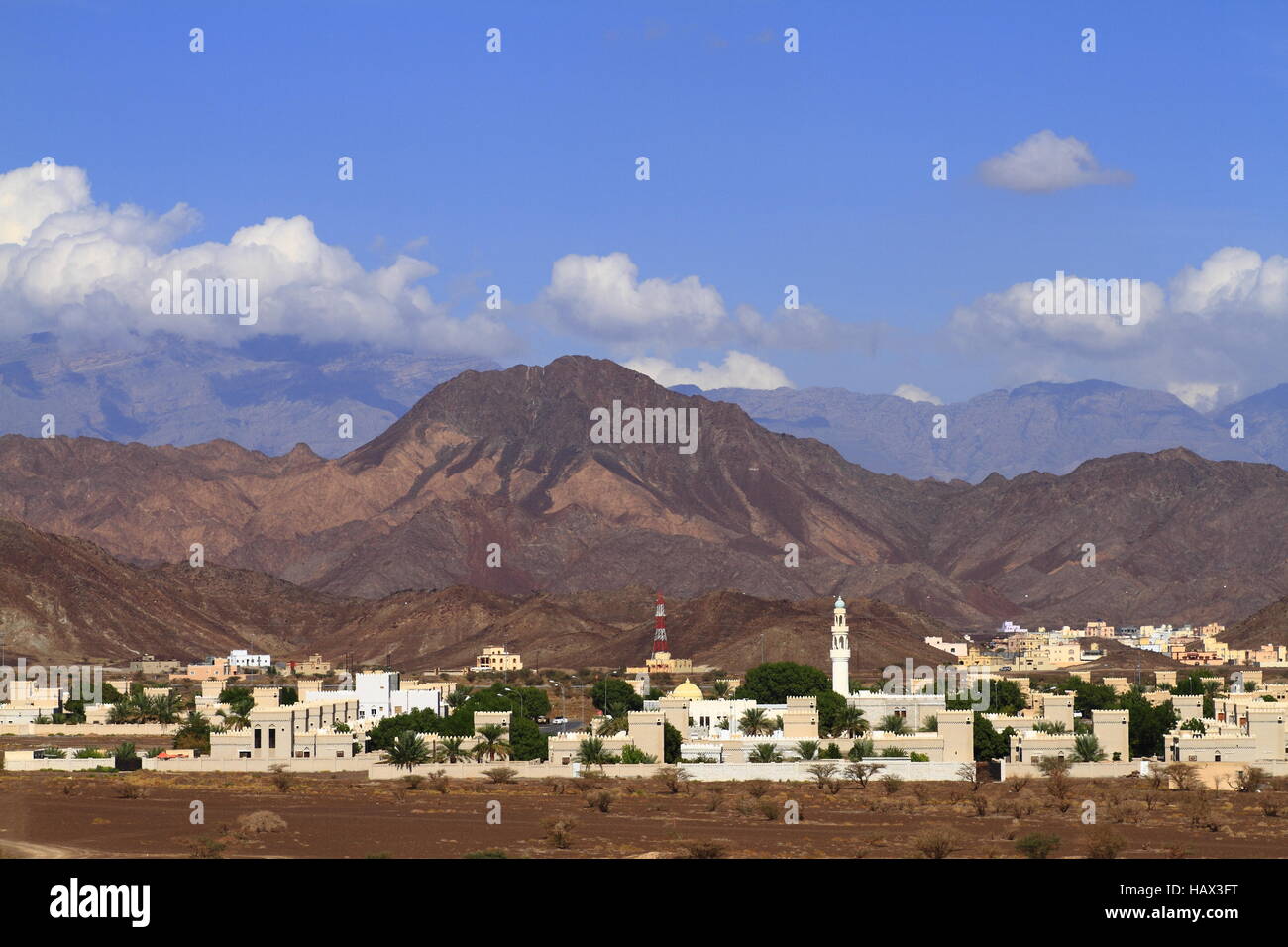 Omani city Stock Photo