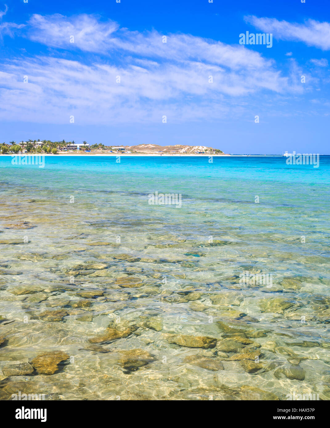 Coral Bay in Western Australia Stock Photo