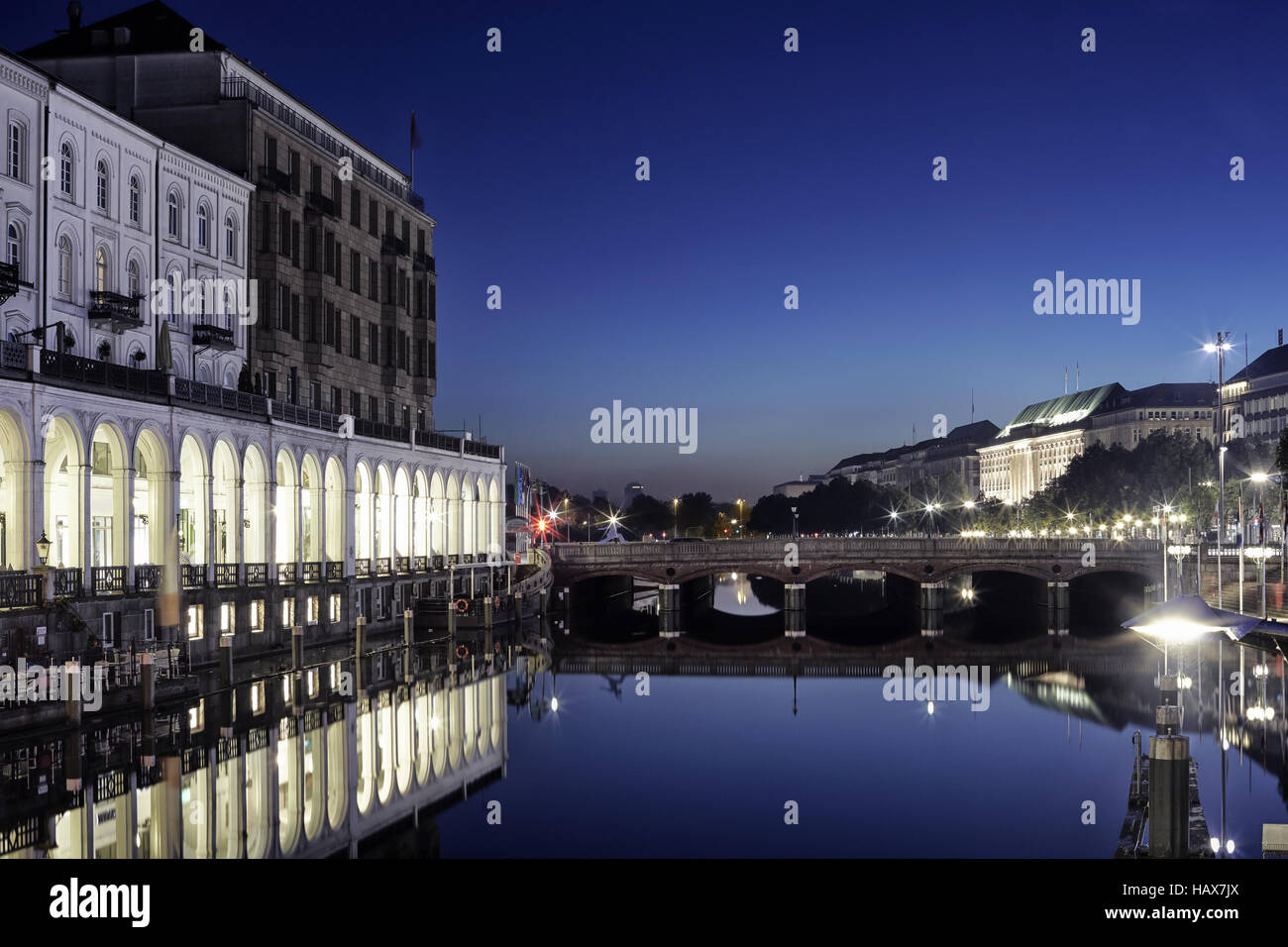 Hamburg city Stock Photo