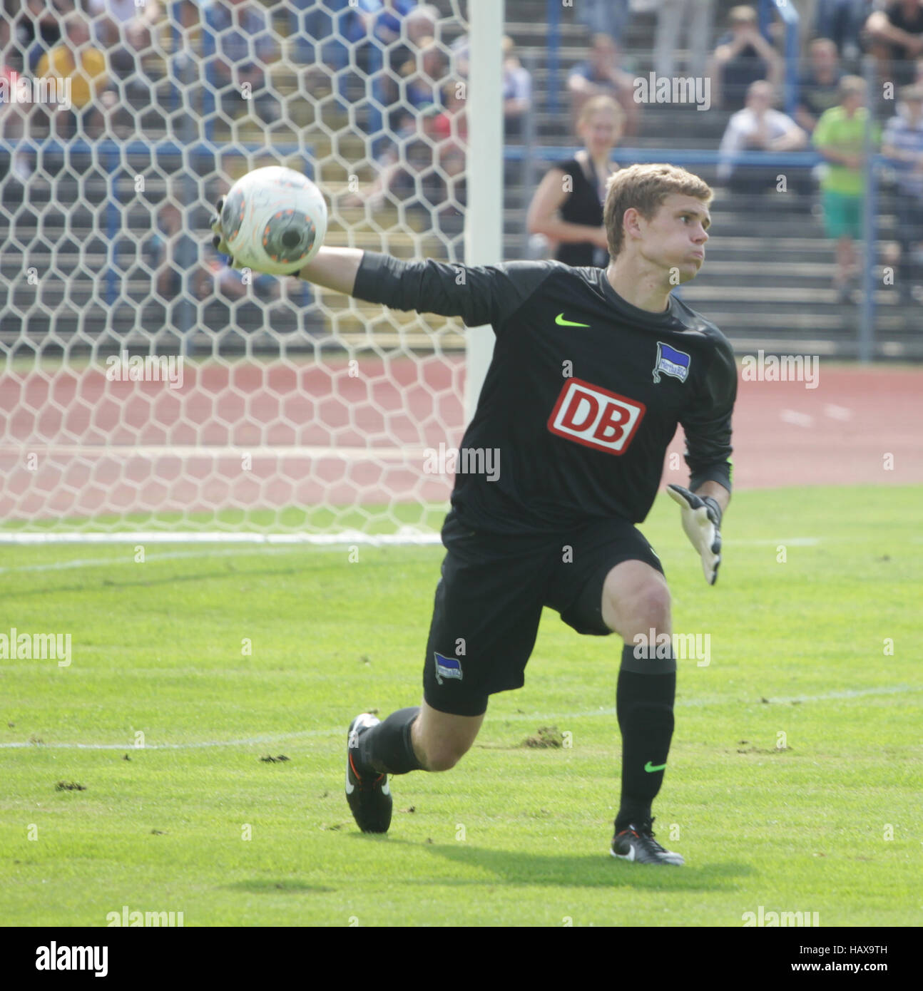 Goalkeeper Thomas Kraft (Hertha BSC) Stock Photo