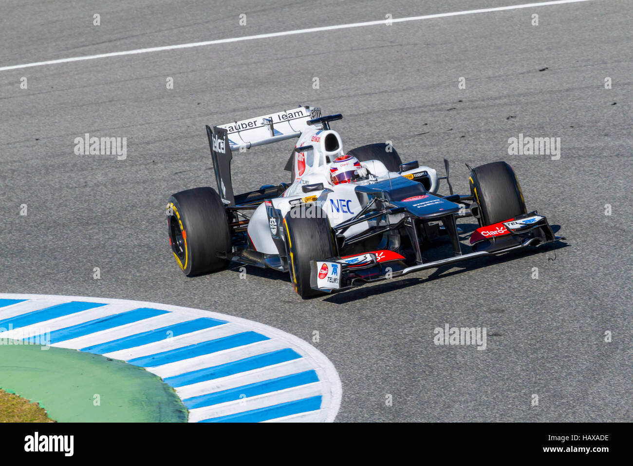 Team Sauber F1, Kamui Kobayashi, 2012 Stock Photo